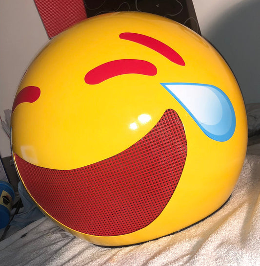 Laughing Emoji Helmet